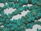 Perles Turquoise rocailles chips