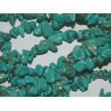 Perles Turquoise rocailles chips