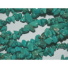 Collier Turquoise rocailles chips, Rang 90cm