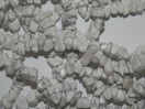 Perles Howlite blanche rocailles chips