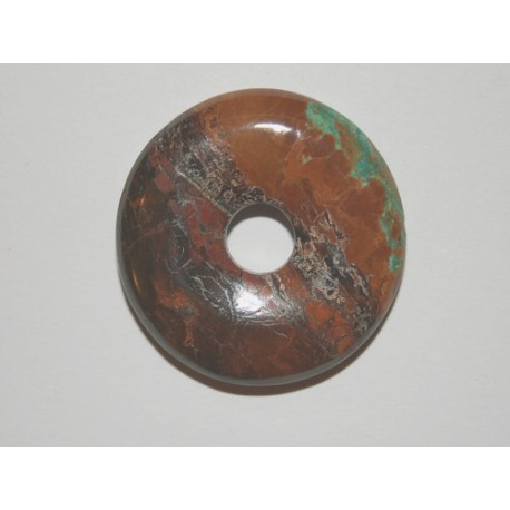 Donut Chrysocolle 30mm. Pièce unique