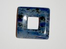 Donut Sodalite carré 28mm. La pièce