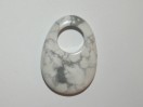 Gogo en Howlite blanche 35mm. La pièce