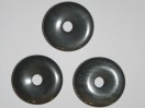 Donut Hématite 30mm. La pièce