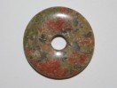 Donut Unakite 30mm. Pièce unique