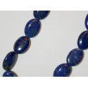 Perle Lapis Lazuli ovale 14mm. La perle