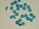 Perle Turquoise bouton 4mm. La perle