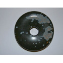 Donut Obsidienne 40mm. Pièce unique