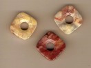 donut carré 20mm agate. La pièce