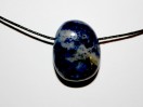 Perle Sodalite goutte 28mm. Pièce unique