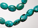 Perle Turquoise Ovale 14mm. La perle