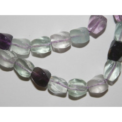 Perle Fluorite torsade. La perle