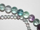 Perle Fluorite ronde. La perle