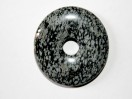 Donut Obsidienne 40mm. Pièce unique