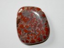 Perle Jaspe pendentif 38mm. Pièce unique