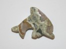 Perle Rhyolite dauphin 35mm. Pièce unique