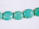 Perle Turquoise Ovale 16mm. La perle