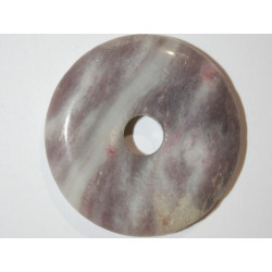 Donut Rhodonite 40mm. Pièce unique