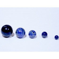 Perle Lapis Lazuli ronde. La perle