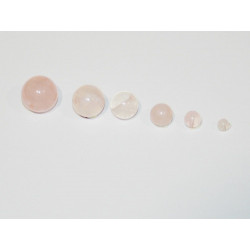 Perle Quartz Rose ronde. La perle