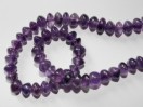 Perle Amethyste bouton 6mm. La perle