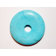 Donut Howlite bleue 40mm. Pièce unique