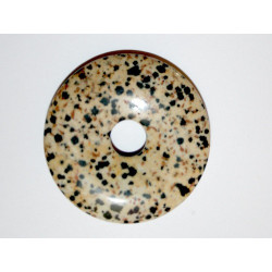 Donut Jaspe Dalmatien 50mm. Pièce unique