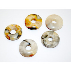 donut agate crazy 20mm. la pièce