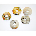 donut agate crazy 20mm. la pièce