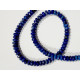 Perle Lapis Lazuli bouton facetté 6mm. La perle