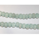 Perle Amazonite bouton facetté 6mm. La perle