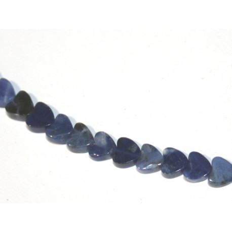 Perle Sodalite coeur 4mm. La perle