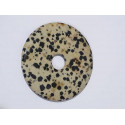 Donut Jaspe Dalmatien 50mm. Pièce unique