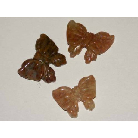 perle calcedoine papillon