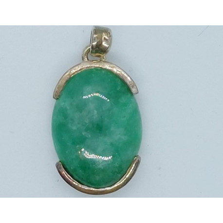 Pendentif Jade sur argent