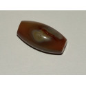 Perle Cornaline ovale 35mm. Pièce unique