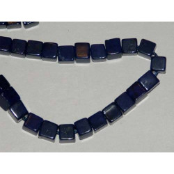 Perle Lapis Lazuli carrée 4mm. La perle