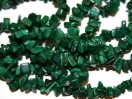 Perles Malachite rocailles chips