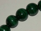 Perle Malachite ronde. La perle