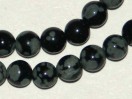 Perle Obsidienne ronde. La perle