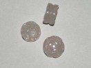 Perle Quartz Rose fleur 10mm. La perle