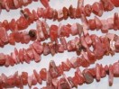 Perles Rhodocrosite rocailles chips
