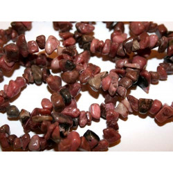 Perles Rhodonite rocailles chips