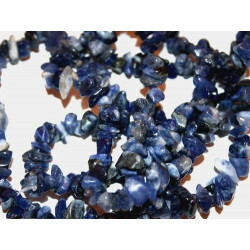 Perles Sodalite rocailles chips
