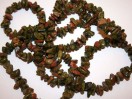 Perles Unakite rocailles chips