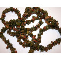 Perles Unakite rocailles chips