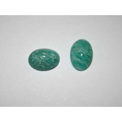 Cabochon Amazonite ovale 14mm. La pièce