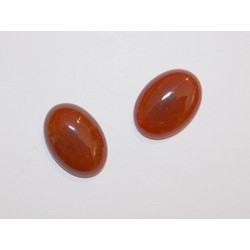 Cabochon Cornaline ovale 14mm. La pièce