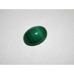 Cabochon Malachite ovale 14mm. La pièce