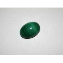 Cabochon Malachite ovale 14mm. La pièce